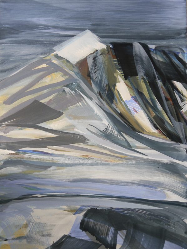 2021JoptenBerg adventdalen, 130 cm x 100 cm, ei-tempera op linnen