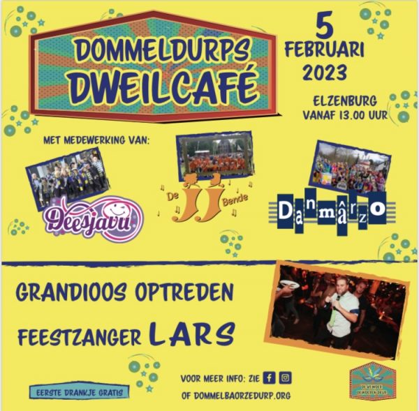 affiche Dommeldurps Dweilcafé