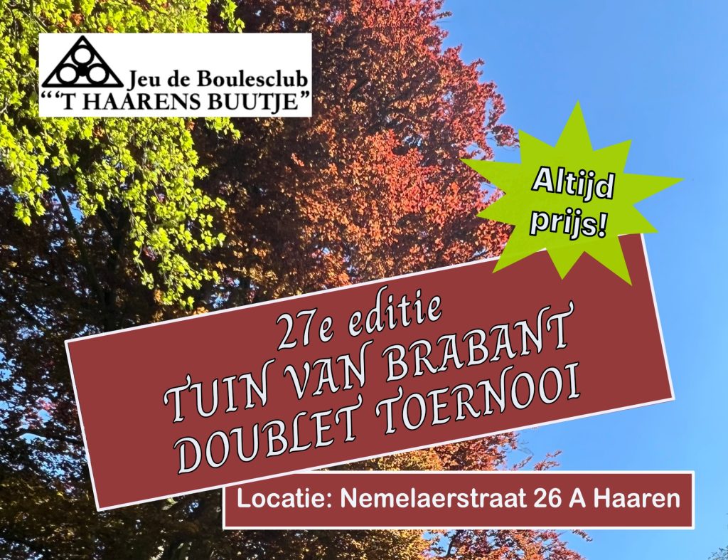 Jeu de Boulesclub ’t Haarens Buutje